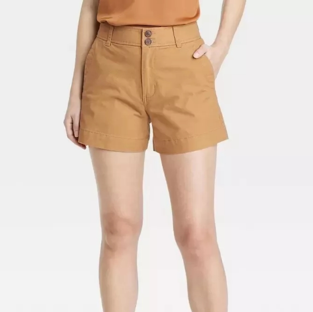 A New Day Tan Shorts Size 2